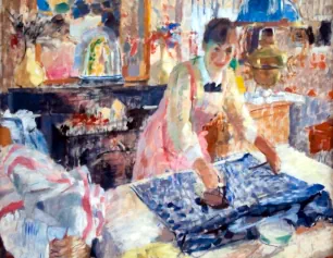 Woman Ironing (Rik Wouters), Royal Museum of Fine Arts, Antwerp