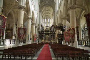 Interior of the St. James's Church in Antwerp