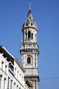 Tower of the Charles Borromeo Church in Antwerp