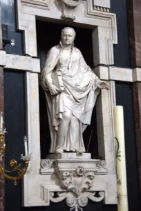Statue St. Ignatius of Loyola, Charles Borromeo Church, Antwerp