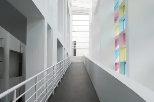 Interior of the MACBA museum in Barcelona