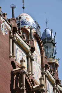 Front façade of the Palace of Catalan Music, Barcelona