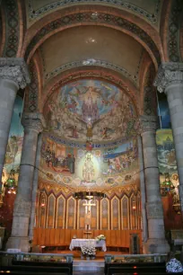 Interior of the temple of Tibidabo