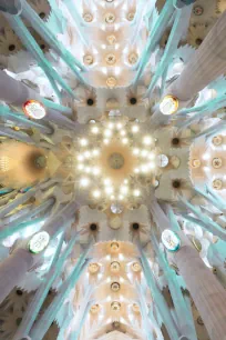 Ceiling of the Sagrada Família, Barcelona