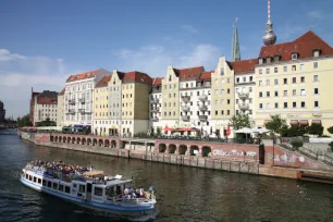 Nikolaiviertel along the Spree River, Berlin