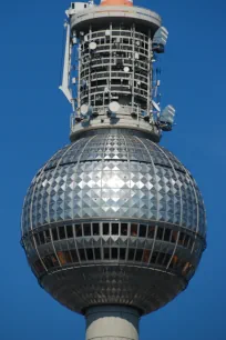 The sphere of the Fernsehturm in Berlin, Germany