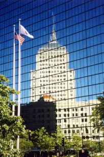 Old John Hancock Tower reflection, Boston