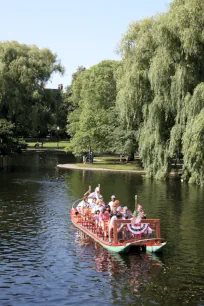 A swan boat in the Public Garden, Boston