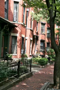 Sidewalk in South End, Boston