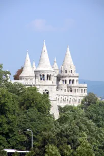 Side view of the Fisherman's Bastion, Budapest