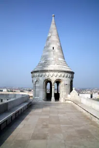 One of the seven towers of Fisherman's Bastion, Budapest