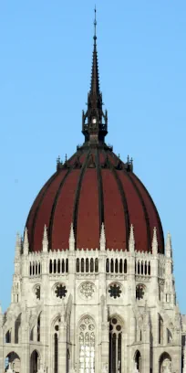 Dome of the Parliament House in Budapest