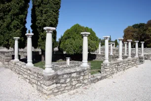 Remains of a Roman dwelling at Aquincum, Budapest