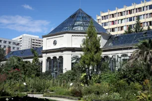 Palm House at the Botanical Garden in Budapest