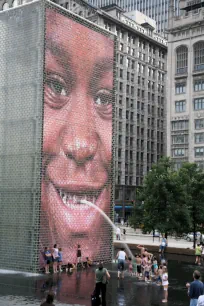 Crown Fountain, Millennium Park, Chicago