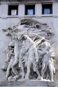 Bas relief, Michigan Avenue Bridge, Chicago