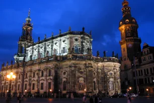 Hofkirche at Theaterplatz, Dresden