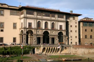 South Facade of the Uffizi, Florence, Italy