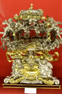 Reliquary of St. Casimir in the crypt of the Medici Chapels, Florence