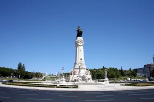 The Marquis of Pombal Square in Lisbon