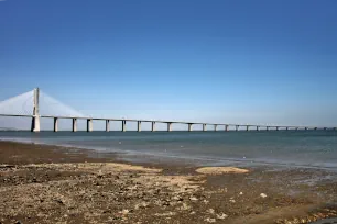 The Ponte Vasco da Gama seen from the Nations' Park