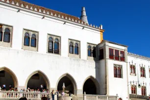 Main entrance to the Sintra National Palace