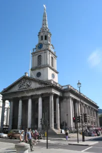 St Martin-in-the fields, Trafalgar Square, London