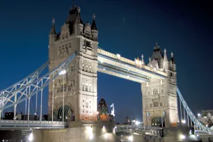 Tower bridge at night