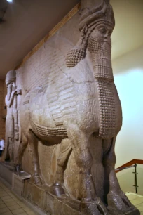 Assyrian winged bull, British Museum, London