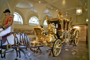 Gold State Coach, Royal Mews, London