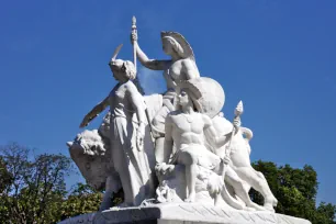 America Sculpture at the Albert Memorial in London