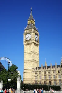 Big Ben seen from Parliament Square, London