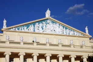 Pediment, Cumberland Terrace, London