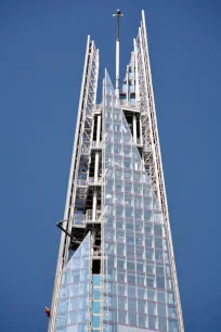 The tip of the Shard, London