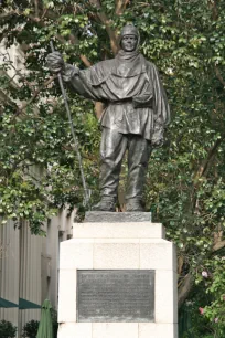 Statue of Robert Falcon Scott at Waterloo Place in London