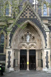 Side portal of the Southwark Cathedral, London