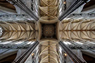 Vault seen from the crossing Westminster Abbey, London