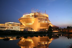 The Montreal Casino at night