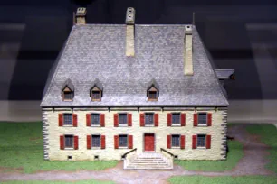 Model of the Château Ramezay in 1706