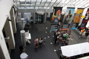 Foyer of the Jean-Noël-Desmarais Pavilion, Musée des Beaux-Arts, Montreal