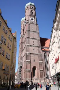 Frauenkirche seen from Liebfrauenstraße, Munich