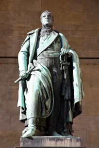 Marshall von Wrede Statue at the Feldherrnhalle in Munich