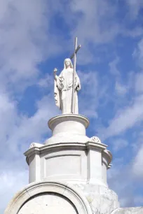 Statue on the Italian Benevolent Society Tomb, St. Louis Cemetery nr 1, New Orleans