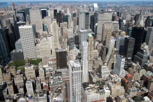 View from the Empire State Building Observatory in New York