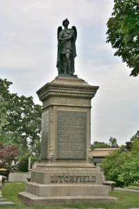 Grave of Edwin Clark Litchfield, Green-Wood Cemetery