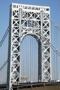 The east tower of the George Washington Bridge