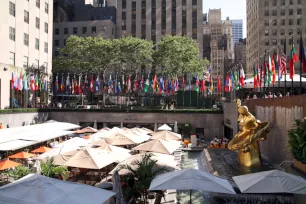 Lower Plaza, Rockefeller Center, New York