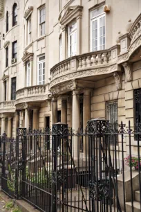 Front Porches in Park Slope Historic District, Brooklyn, New York City