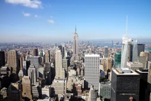 View from Rockefeller Center towards Downtown