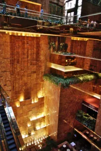 Atrium of the Trump Tower in New York City